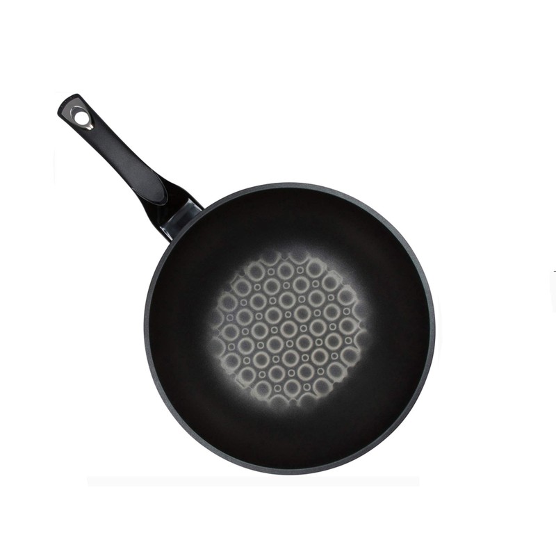 3D Marble Non-Stick, Non-Scratch Coating Wok Pan. (Made in Korea).