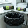 Tall Kitchen Trash Bags 13 Gallon, Easy Tear Black 60