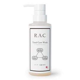 R.A.C Total Care Wash, Body, Face, Scalp, Removes and Moisturizes Whole Body Odors (Full Body Soap for Men and Women), Soap Scent, 10.1 fl oz (300 ml)