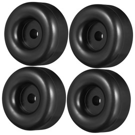 Alipis 4 Pcs Round Rubber Bumpers for Door Replacement Durable Bumpers for Trailer Rv Scratch Prevention Vibration Reduction Easy Install Performance