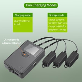 LYONGTECH Display Battery Charger for DJI Mini 3,Mini 3 Pro Drone,LCD 5 in 1 Rapid Charging Hub