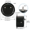 Baomain Round Voltmeter Voltage Meter 62T2 Gauge Analog Panel Class