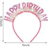 YESENLE Birthday Headbands for Women, Happy Birthday Crowns Tiaras for