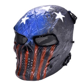 Full FACE Skull MESH MASK [ Captain ]