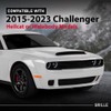 G-PLUS Fog Light Covers Pair Compatible with Dodge Challenger Hellcat