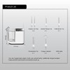 Upgraded Version 900ML Large Capacity Countertop Water Flosser, Aquarius Water