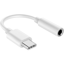 ZENVAN ZENVAN USB C to 3.5mm Headphone Jack Adapter for iPhone 16/ iPhone 15 Series, USB C to Aux Audio Dongle Cable Cord Compatible with iPad Pro/Galaxy S24 S23 Ultra/Pixel 9 - White