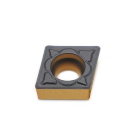 CDBP CCMT060204-MD CCMT21.51 Inserto de Carburo CNC Torno para Semiacabado en Corte Acero, 10 uds