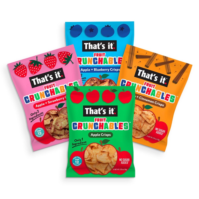 That's it. Fruit Crunchables Variety Pack, Fruit Snacks for Kids,