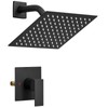 BWE Shower Faucet Set Matte Black Bathroom Rain Shower System