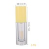 Healeved 10pcs Lip Gloss Bottle Eyelash Container Lip Gloss Base