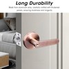 Passage Door Lever Set Aluminum Alloy Simple Modern Door Entry