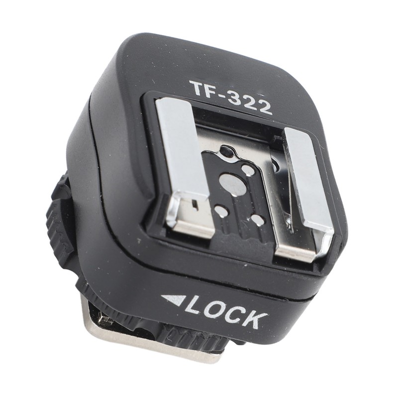 Flash Hot Shoe Sync Adapter with Extra PC Sync Port