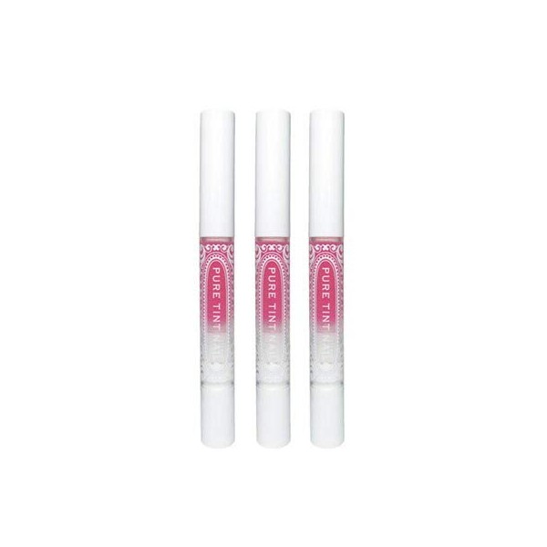 Set of 3 Pure Tint Nails Rose Pink