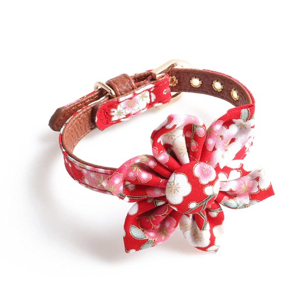 Sunflower Cat Collar with Bell, Flower Cat Collar with Safety