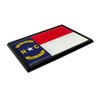 Elektroplate Premium North Carolina NC State Flag All Metal Black