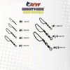 American Fishing Wire Mighty Mini Snap Swivels, Black, 170-Pound, 50-Piece