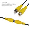 KSOPUERT 4Packs Speaker Wire RCA/AV Audio Both Male & Female