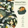 Uthem Double Egg Chair Cushion Replacement Waterproof for Outdoor Patio