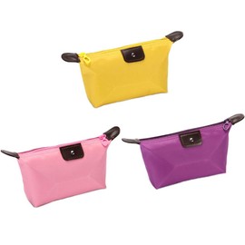 AprinCtempsD 3 Stück Kosmetiktasche Kleine Multifunktionale Kulturbeutel Damen für Handtasche Schminktasche Organizer für Reise Wasserdicht Makeup Tasche mit Reißverschluss (Set 3)