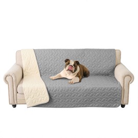 Ameritex Pet Bed Cover Dog Bed Blanket for Sofa and Furniture Waterproof New Pattern Design (52x82 Inch, Light Grey)