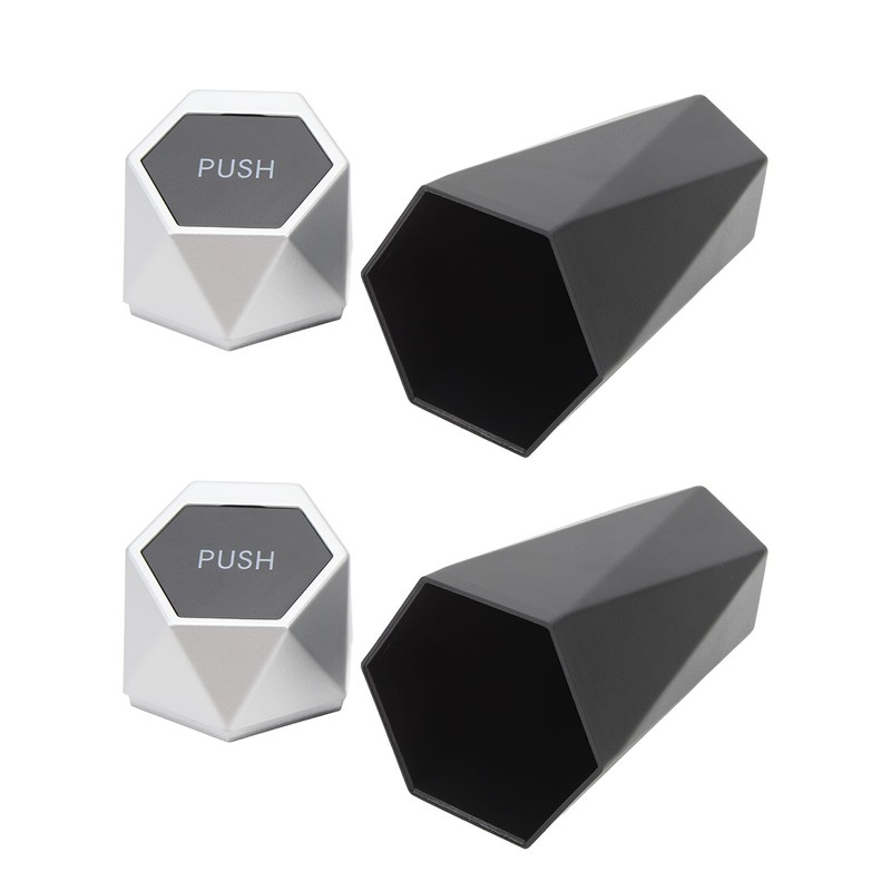 2Pcs Car Trash Can with Lid Waterproof Decorative Automotive Portable