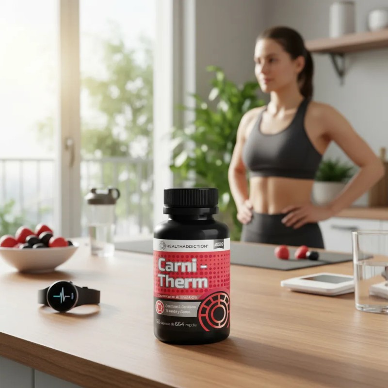 Quemador De Grasa Carnitherm Healthaddiction L-carnitina Sin Sabor