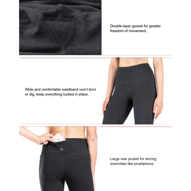 Yogipace Women's 34" High Waisted Goddess Extra Long Yoga Over