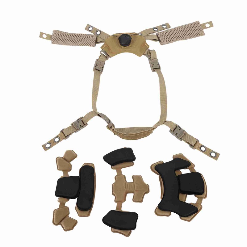Helmet Dial Suspension System Chin Strap Helmet Padding Kit for