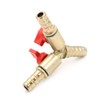 SEIWEI Y Splitter, 3 Way Connector with Shut-off Valves for