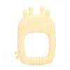 Loulou Lollipop Wild Silicone Baby Teether - Giraffe Yellow