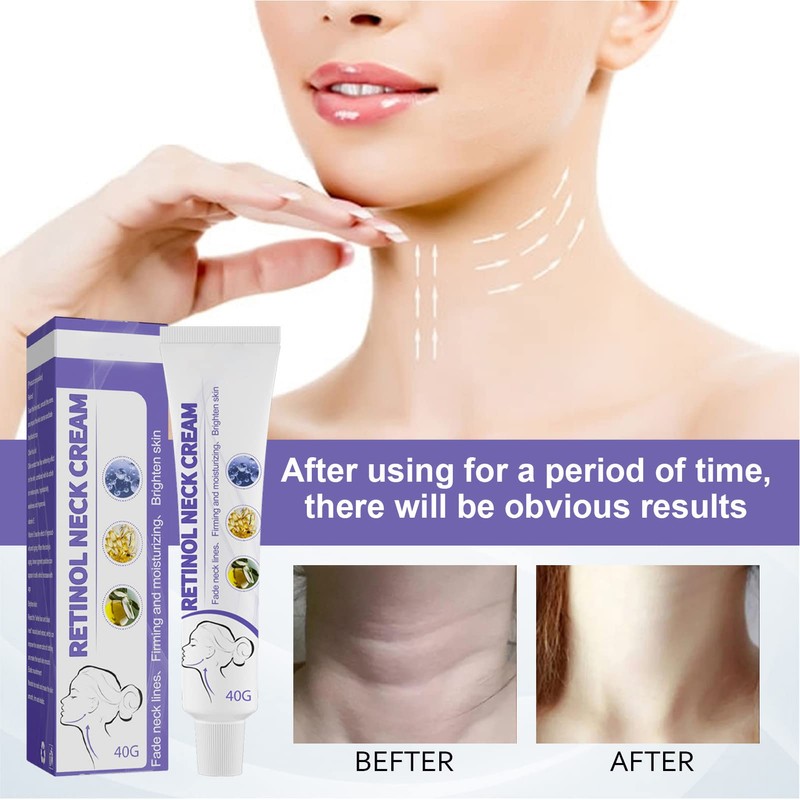 Crema Reafirmante para el Cuello de 40g, Crema Hidratante Facial