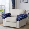 Wanzuoeng Dragonfly Star Print Sofa Armrest Protector, Scratch-Resistant Armchair Slipcovers