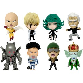 16D Trading Figure Collection, One Punch Man Vol. 2, Non-scale, PVC, Pre-painted Complete Trading Figure, Box of 8