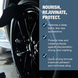 Zenex ZenaShine Foam - Professional Car Detail Spray & Shine |Great For Vinyl, Tires, Trim, & Bumpers | High-Gloss Shine & Protector | Interior & Exterior Protectant | Unscented | 13 oz (2 Pack)