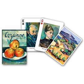 Piatnik 1595 54 Playing Cards with Cezanne Motif