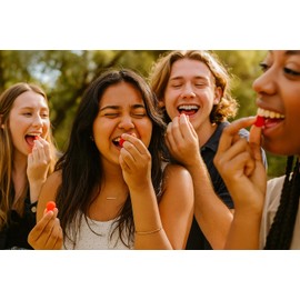 Gurley's Tangy Cherry Sours, Sour Chewy Candy, Bursting with Flavor (Pack of 12)