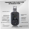 Totority 1set Wireless Microphone System Versatile Wireless Audio Transmission Transmitter