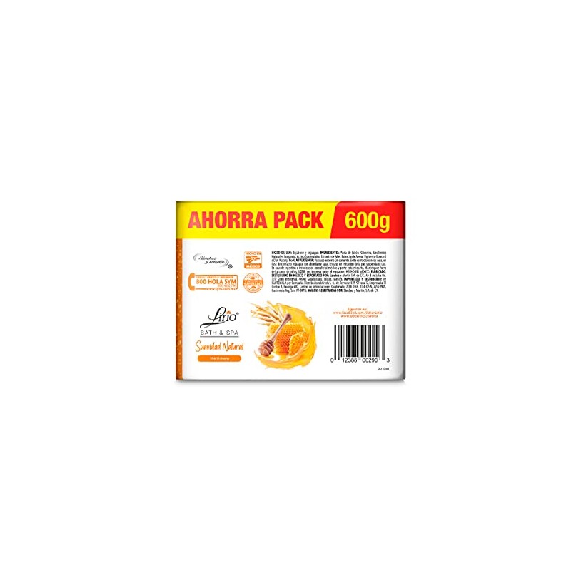 Lirio BathSpa Avena 150g 4 Piezas