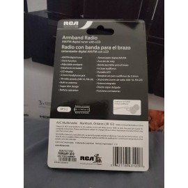 RCA AM/FM Armband Radio Black Model  Digital Tuner W/ LCD New &  Sealed