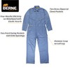 Berne Men's Deluxe Unlined Coverall, Medium / 42 Regular, Postman