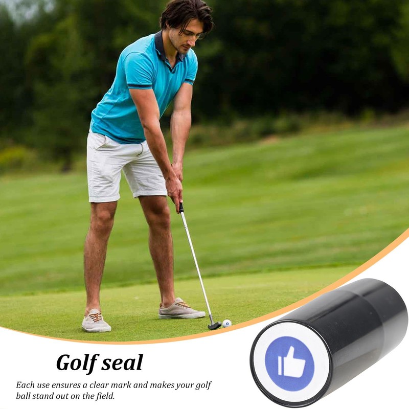 Golf Stamps for Golf Balls - Reusable Ink Stamp,Golf Ball