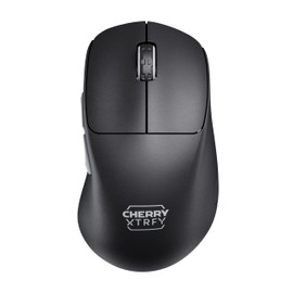 CHERRY XTRFY M64 PRO 8K WIRELESS Ultra-Fast & Light Gaming Mouse, Wireless, 2.4 GHz RF, Optimised for E-Sports, Ergonomic with Flat Front, Black