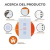 Tecnolite Connect - Apagador Inteligente Táctil WiFi 3 Circuitos, Sin