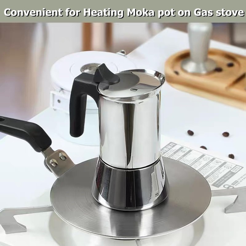 Gocoffun Heat Diffuser Plate,20cm Stainless Steel Gas Stove Diffuser Plate,