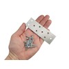 (Pack of 10) Screws Included Steel Flat Connector Plate 40