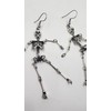 Skeleton Articulated Dangle Earrings (Sterling Silver Ear Wires)