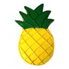 R&M Pineapple Tropical 3.75" Tinplated Cookie Cutter, Silver