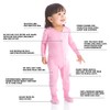 KicKee Print Footie with Zipper, Fitted Long Sleeve Pajamas, Ultra