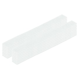 uxcell Felt Strips with Adhesive Backing, 16 Pcs 1/2" x 6" x 0.12" Anti Scratch Furniture Felt Tapes Self-Stick Pads for Protecting Hardwood Floor, White